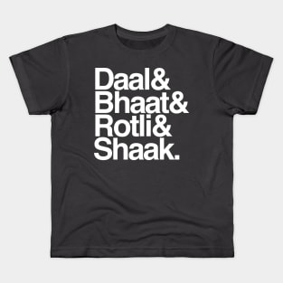 Daal Bhaat Rotli Shaak Kids T-Shirt